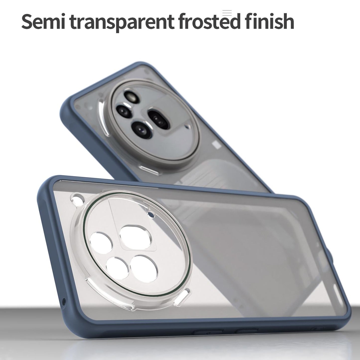 Nothing Phone 3a Pro TPU Hybrid PC Frosted Phone Case with Durable Scratch, Dirt & Wear Protection, Precise Cutouts, Lightweight Easy-Fit Slim Cover