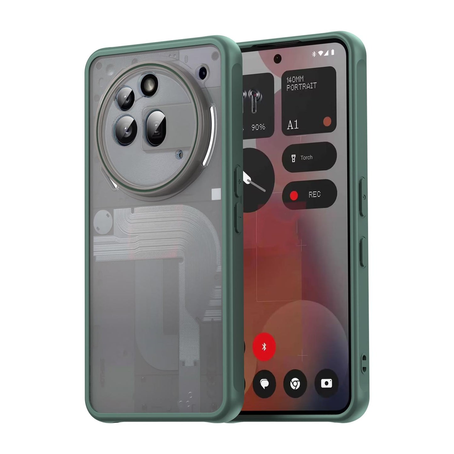 Nothing Phone 3a Pro TPU Hybrid PC Frosted Phone Case with Durable Scratch, Dirt & Wear Protection, Precise Cutouts, Lightweight Easy-Fit Slim Cover