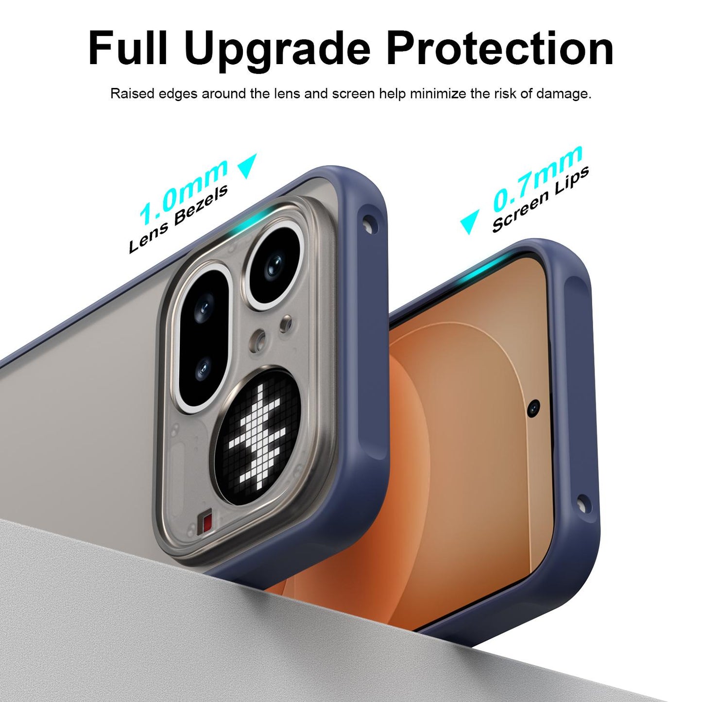 Nothing Phone 4a Pro TPU Hybrid PC Frosted Phone Case with Durable Scratch, Dirt & Wear Protection, Precise Cutouts, Lightweight Easy-Fit Slim Cover