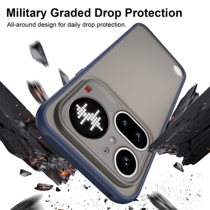 Nothing Phone 4a Pro TPU Hybrid PC Frosted Phone Case with Durable Scratch, Dirt & Wear Protection, Precise Cutouts, Lightweight Easy-Fit Slim Cover
