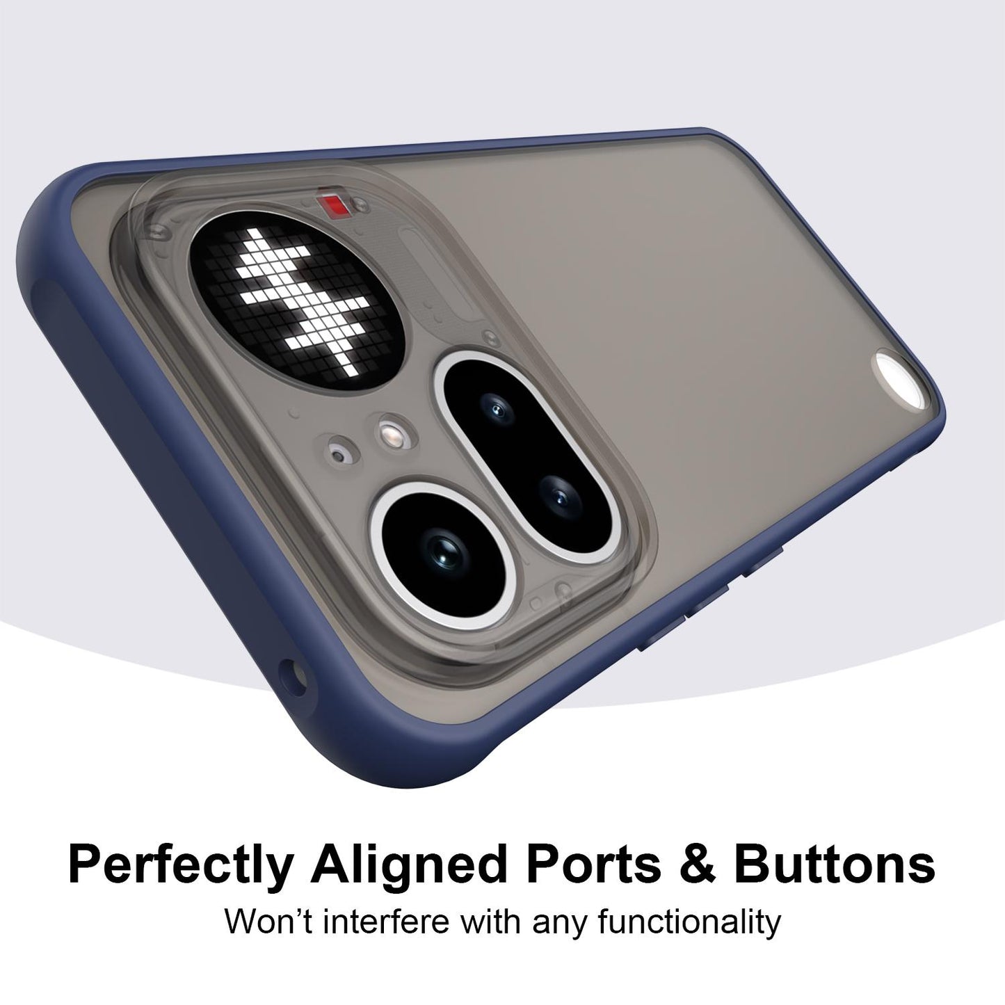 Nothing Phone 4a Pro TPU Hybrid PC Frosted Phone Case with Durable Scratch, Dirt & Wear Protection, Precise Cutouts, Lightweight Easy-Fit Slim Cover