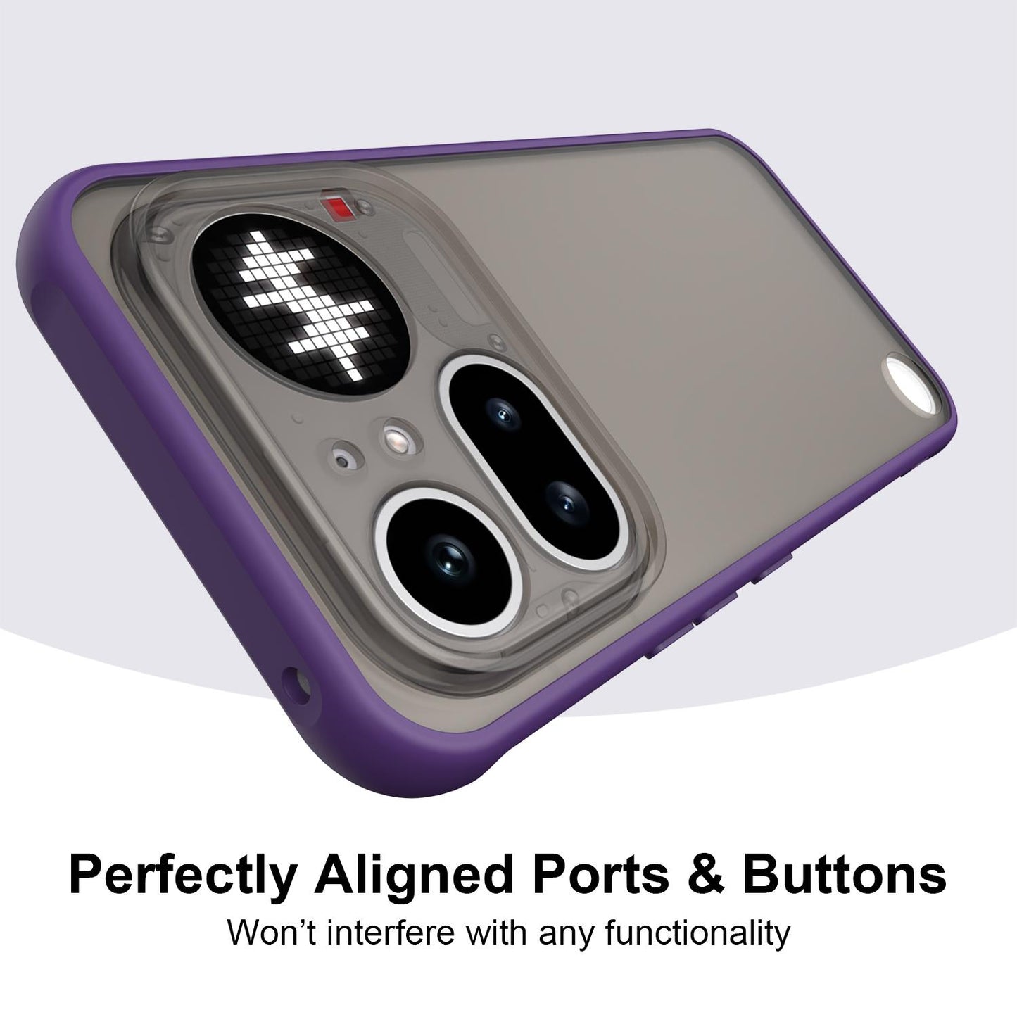 Nothing Phone 4a Pro TPU Hybrid PC Frosted Phone Case with Durable Scratch, Dirt & Wear Protection, Precise Cutouts, Lightweight Easy-Fit Slim Cover