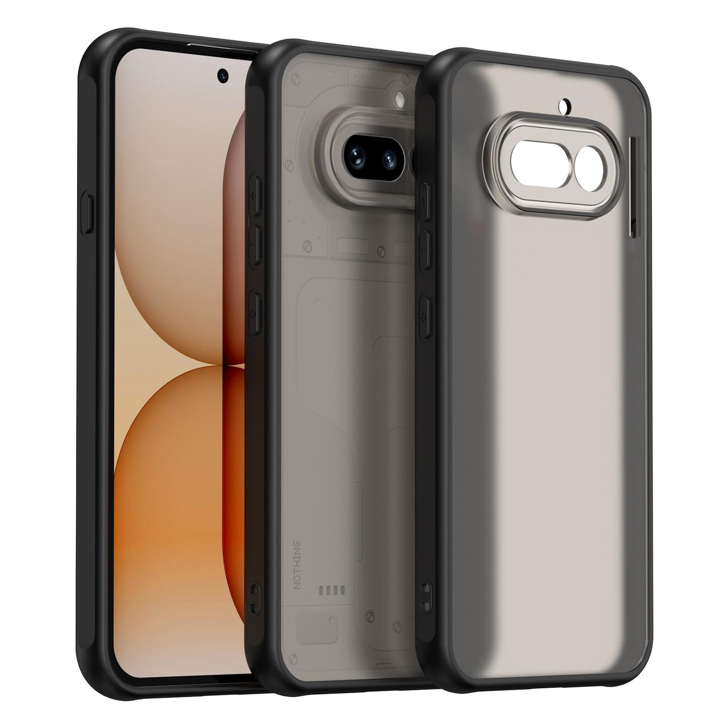 Nothing Phone 4a TPU Hybrid PC Frosted Phone Case with Durable Scratch, Dirt & Wear Protection, Precise Cutouts, Lightweight Easy-Fit Slim Cover