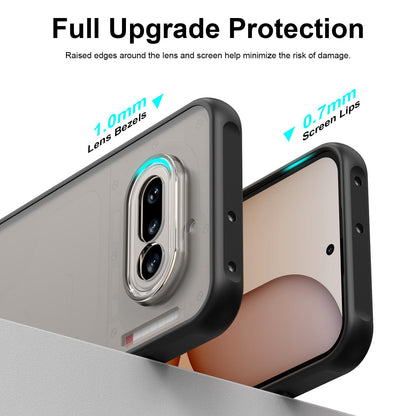 Nothing Phone 4a TPU Hybrid PC Frosted Phone Case with Durable Scratch, Dirt & Wear Protection, Precise Cutouts, Lightweight Easy-Fit Slim Cover