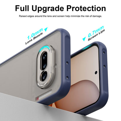 Nothing Phone 4a TPU Hybrid PC Frosted Phone Case with Durable Scratch, Dirt & Wear Protection, Precise Cutouts, Lightweight Easy-Fit Slim Cover