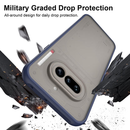Nothing Phone 4a TPU Hybrid PC Frosted Phone Case with Durable Scratch, Dirt & Wear Protection, Precise Cutouts, Lightweight Easy-Fit Slim Cover
