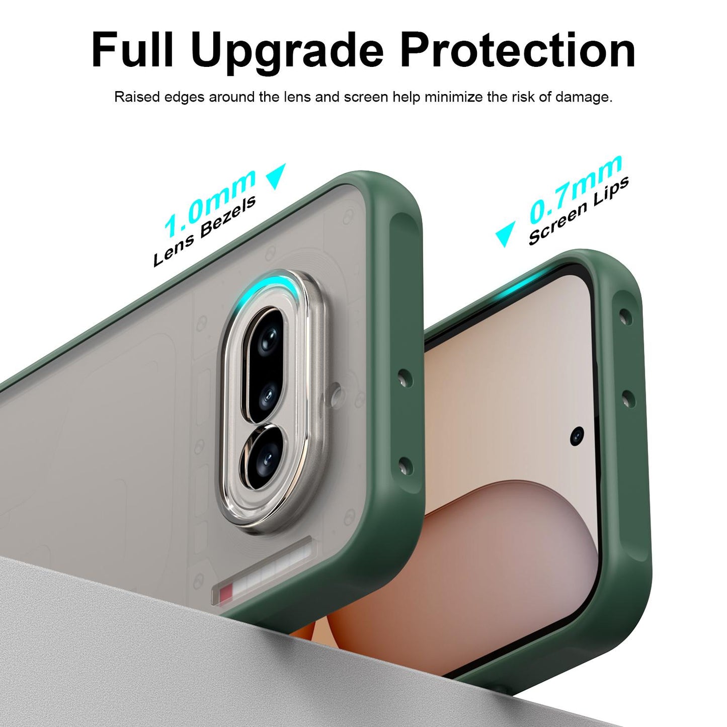 Nothing Phone 4a TPU Hybrid PC Frosted Phone Case with Durable Scratch, Dirt & Wear Protection, Precise Cutouts, Lightweight Easy-Fit Slim Cover
