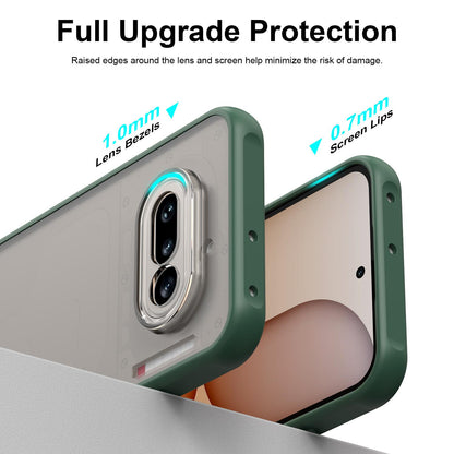 Nothing Phone 4a TPU Hybrid PC Frosted Phone Case with Durable Scratch, Dirt & Wear Protection, Precise Cutouts, Lightweight Easy-Fit Slim Cover