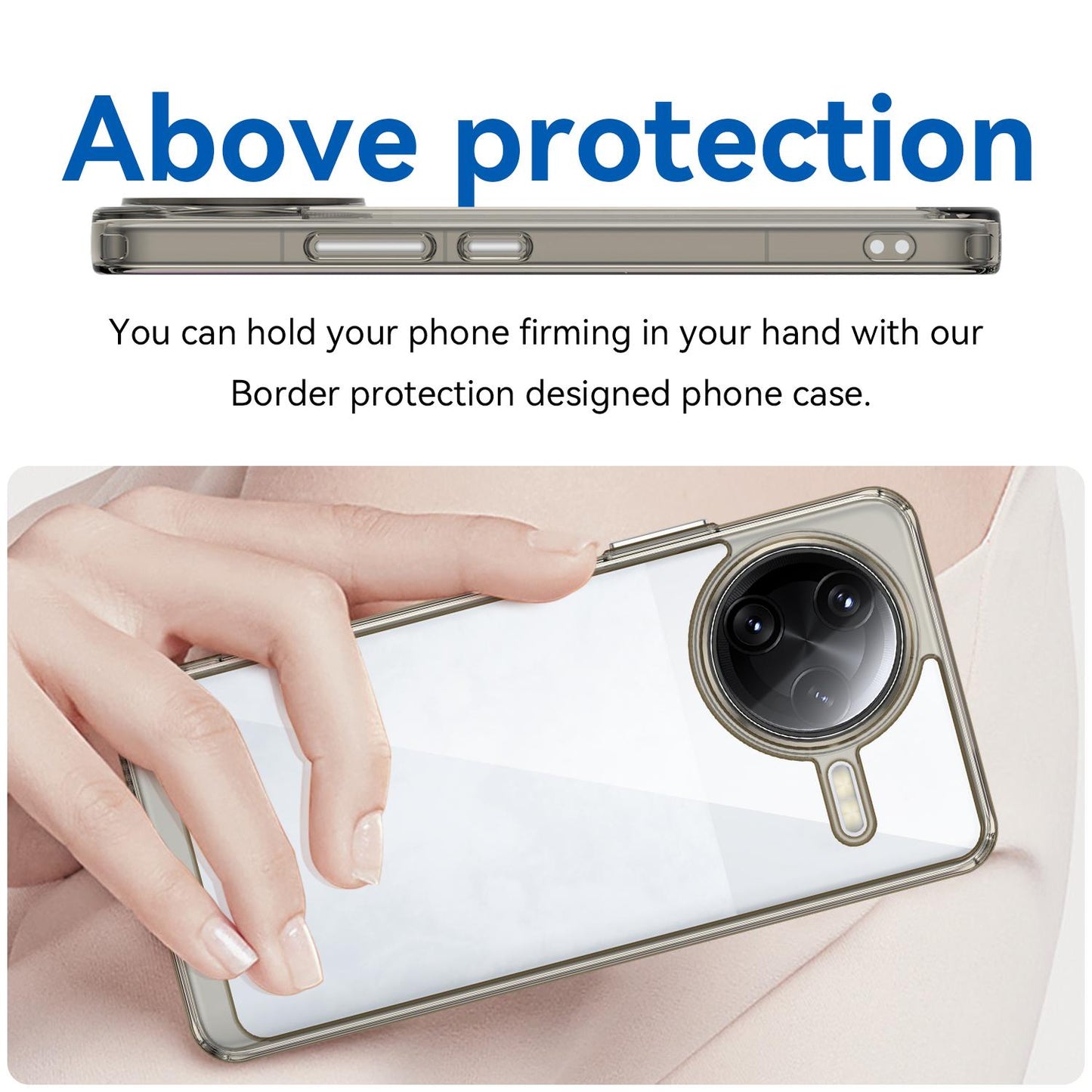 Xiaomi Poco F7 Ultra Acrylic Hybrid TPU Protective Phone Case, Colourful Series Shockproof Cover