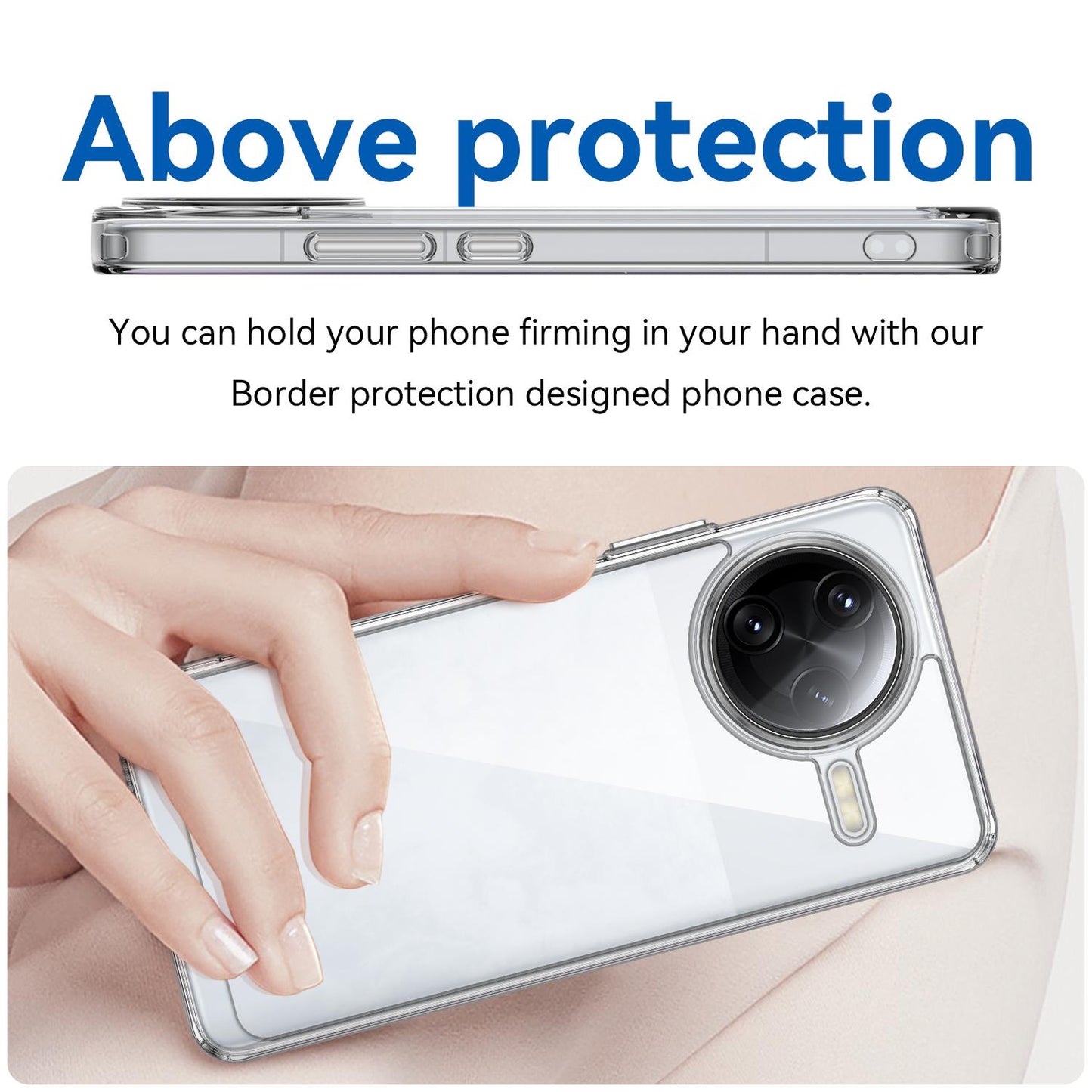 Xiaomi Poco F7 Ultra Acrylic Hybrid TPU Protective Phone Case, Colourful Series Shockproof Cover