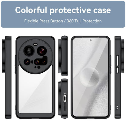 Xiaomi 15 Ultra Acrylic Hybrid TPU Protective Phone Case, Colourful Series Shockproof Cover