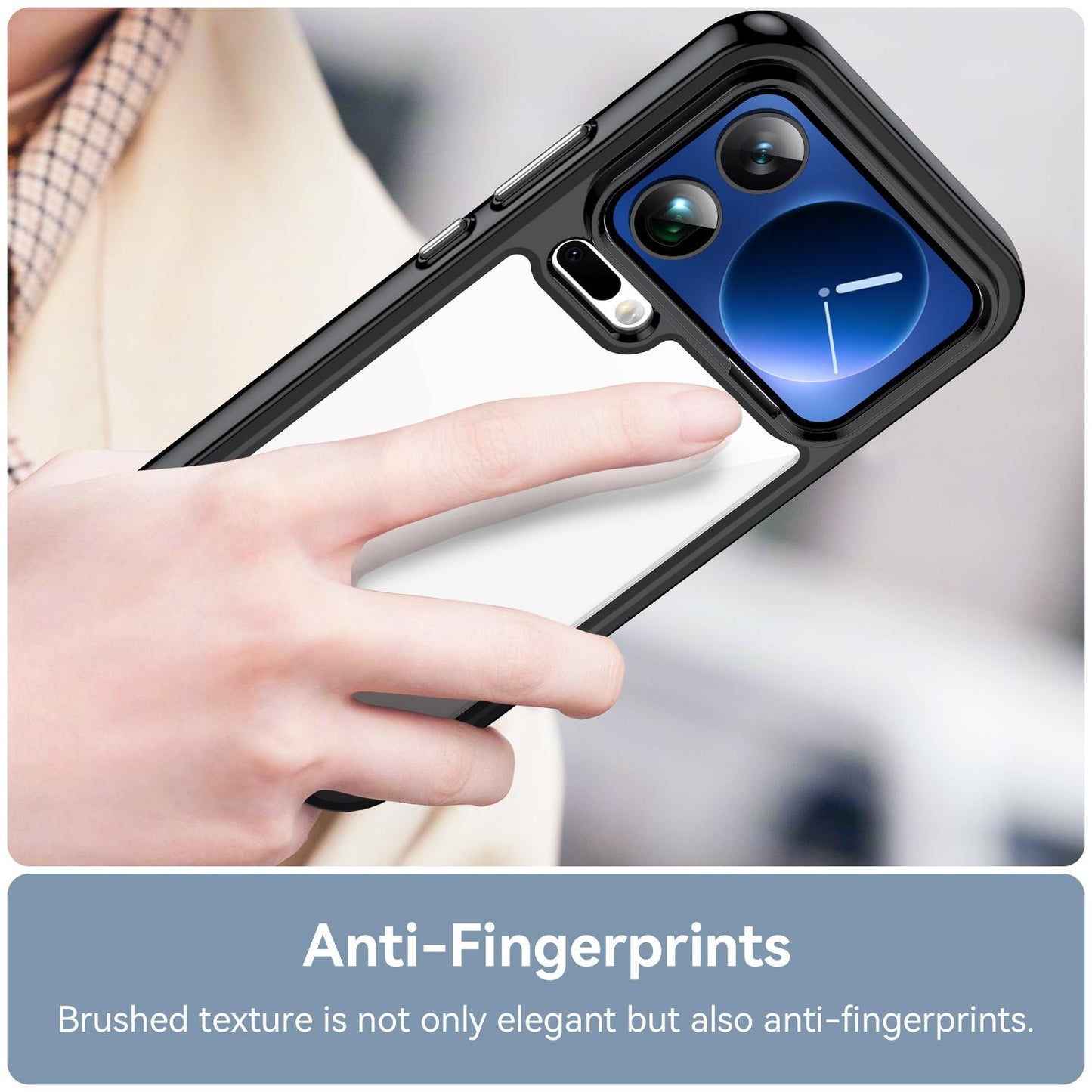 Xiaomi 17 Pro Max Acrylic Hybrid TPU Protective Phone Case, Colourful Series Shockproof Cover