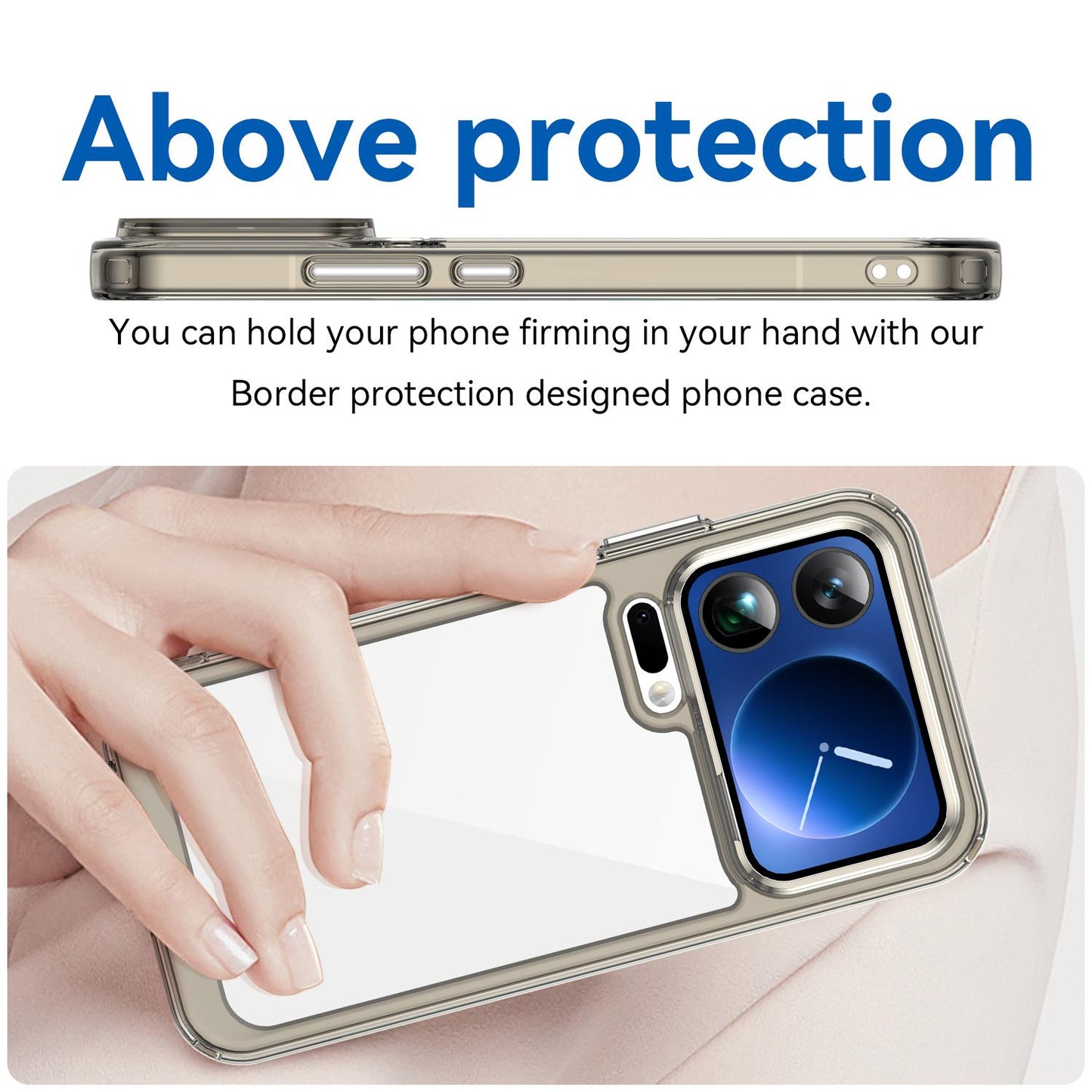 Xiaomi 17 Pro Max Acrylic Hybrid TPU Protective Phone Case, Colourful Series Shockproof Cover