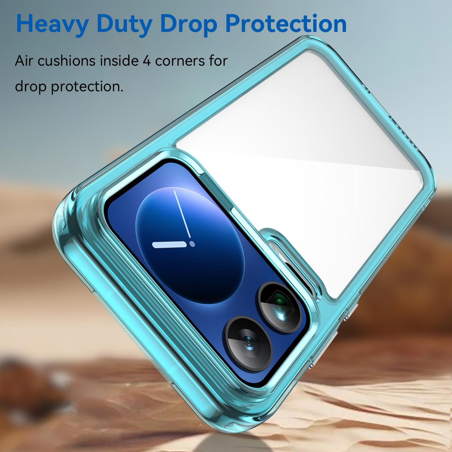 Xiaomi 17 Pro Max Acrylic Hybrid TPU Protective Phone Case, Colourful Series Shockproof Cover