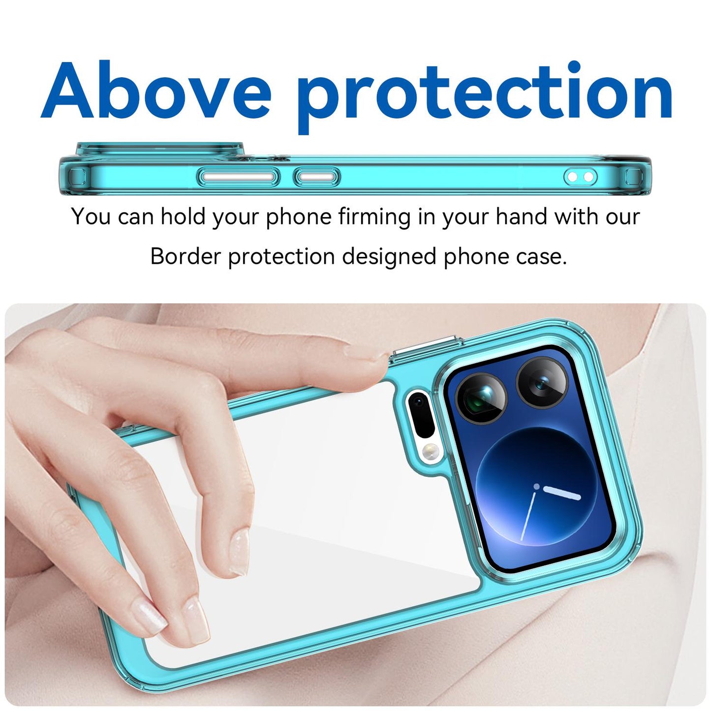Xiaomi 17 Pro Max Acrylic Hybrid TPU Protective Phone Case, Colourful Series Shockproof Cover
