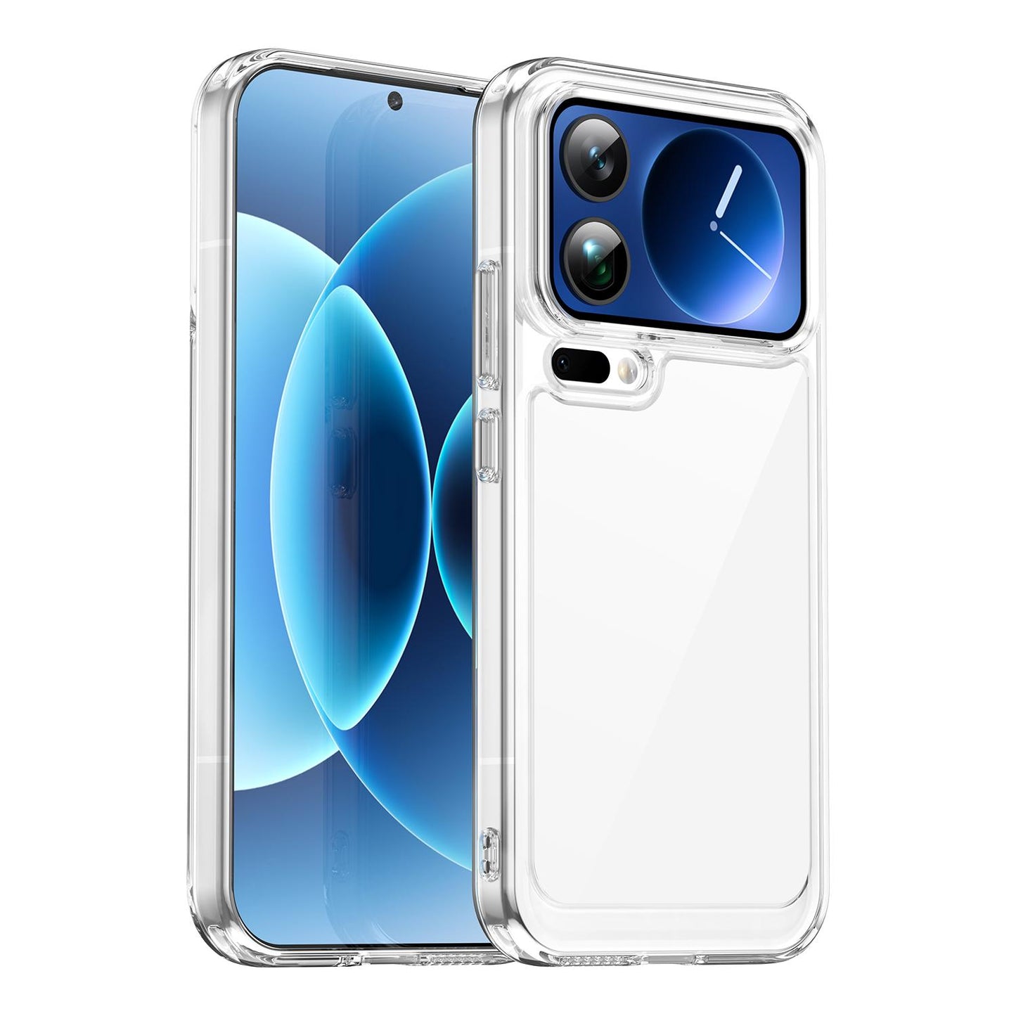 Xiaomi 17 Pro Max Acrylic Hybrid TPU Protective Phone Case, Colourful Series Shockproof Cover