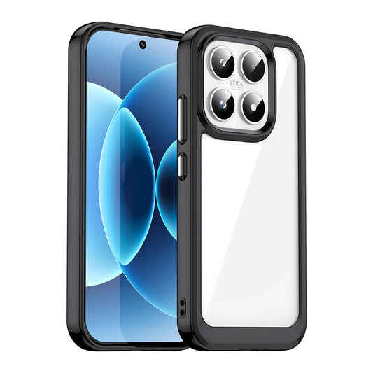 Xiaomi 17 Acrylic Hybrid TPU Protective Phone Case, Colourful Series Shockproof Cover