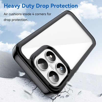 Xiaomi 17 Acrylic Hybrid TPU Protective Phone Case, Colourful Series Shockproof Cover