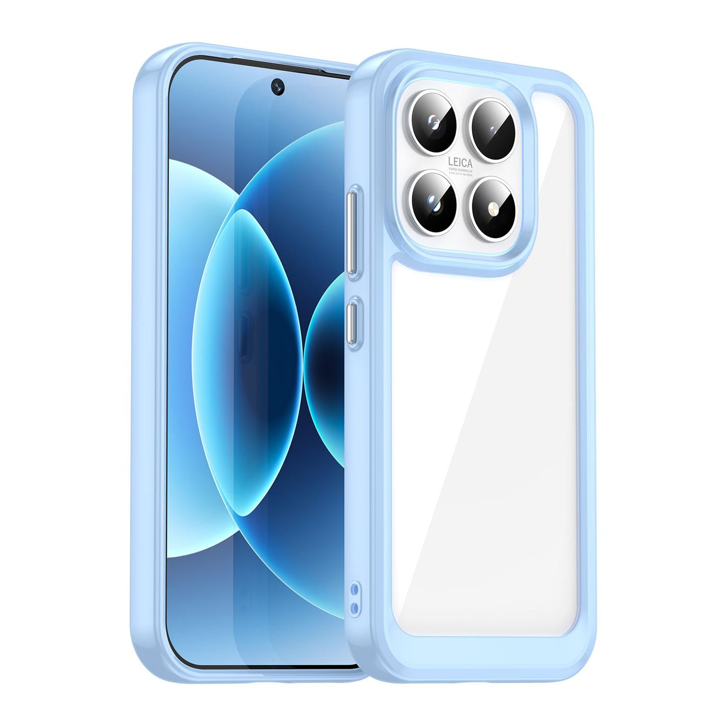 Xiaomi 17 Acrylic Hybrid TPU Protective Phone Case, Colourful Series Shockproof Cover