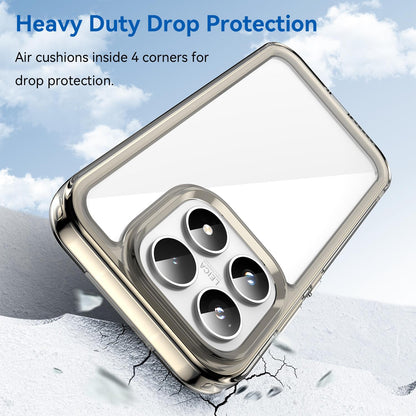 Xiaomi 17 Acrylic Hybrid TPU Protective Phone Case, Colourful Series Shockproof Cover