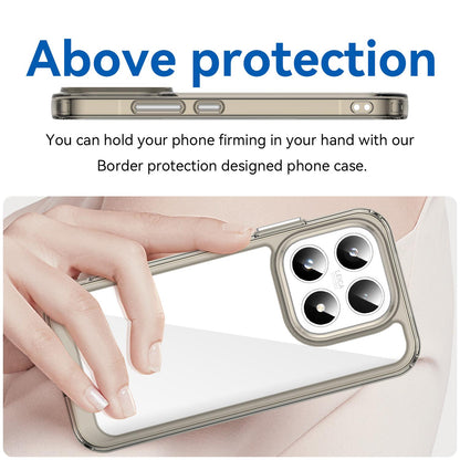 Xiaomi 17 Acrylic Hybrid TPU Protective Phone Case, Colourful Series Shockproof Cover