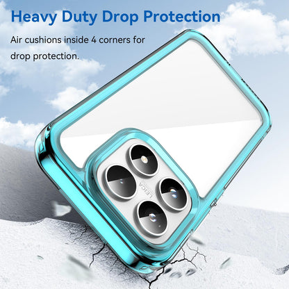 Xiaomi 17 Acrylic Hybrid TPU Protective Phone Case, Colourful Series Shockproof Cover