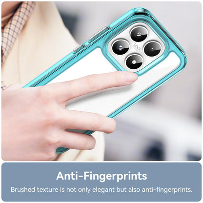 Xiaomi 17 Acrylic Hybrid TPU Protective Phone Case, Colourful Series Shockproof Cover