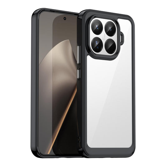 Xiaomi 15T Pro 5G Acrylic Hybrid TPU Protective Phone Case, Colourful Series Shockproof Cover
