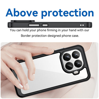 Xiaomi 15T Pro 5G Acrylic Hybrid TPU Protective Phone Case, Colourful Series Shockproof Cover