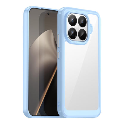 Xiaomi 15T Pro 5G Acrylic Hybrid TPU Protective Phone Case, Colourful Series Shockproof Cover