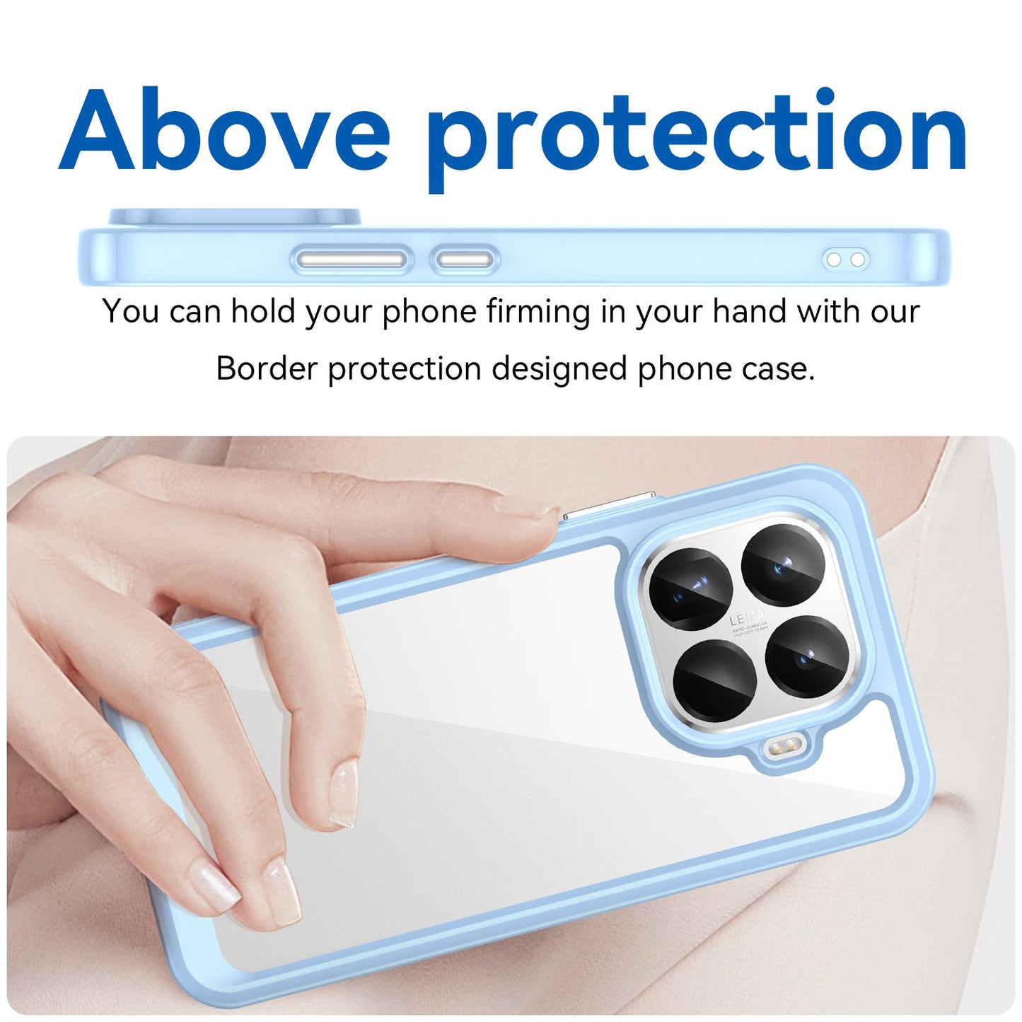Xiaomi 15T Pro 5G Acrylic Hybrid TPU Protective Phone Case, Colourful Series Shockproof Cover
