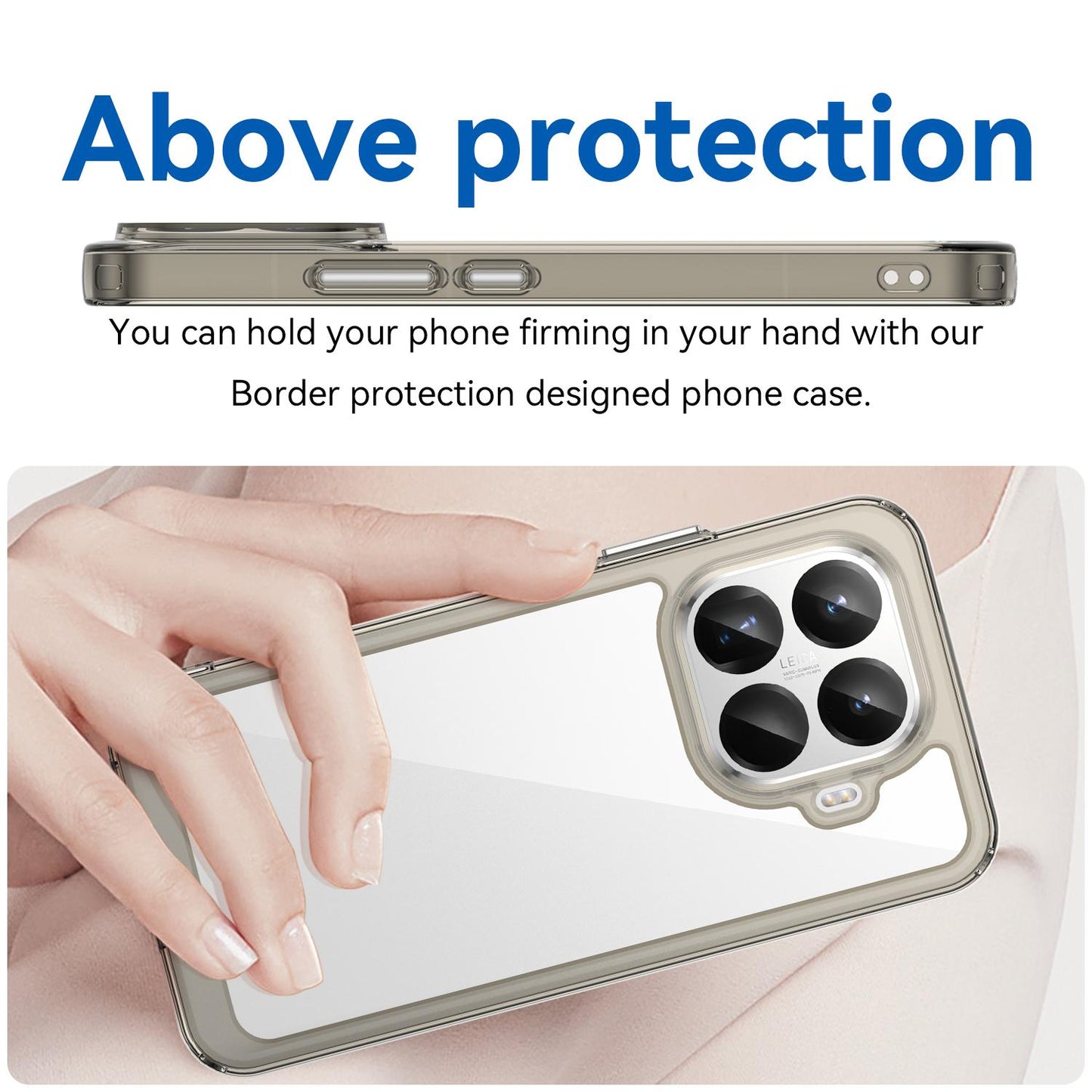 Xiaomi 15T Pro 5G Acrylic Hybrid TPU Protective Phone Case, Colourful Series Shockproof Cover