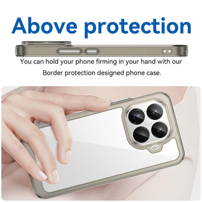 Xiaomi 15T Pro 5G Acrylic Hybrid TPU Protective Phone Case, Colourful Series Shockproof Cover