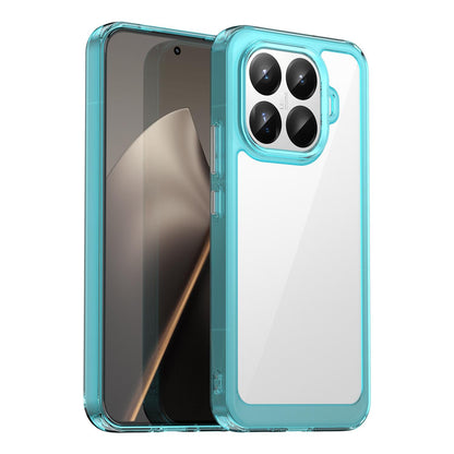 Xiaomi 15T Pro 5G Acrylic Hybrid TPU Protective Phone Case, Colourful Series Shockproof Cover