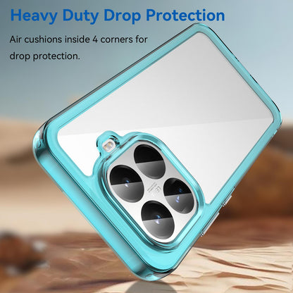 Xiaomi 15T Pro 5G Acrylic Hybrid TPU Protective Phone Case, Colourful Series Shockproof Cover
