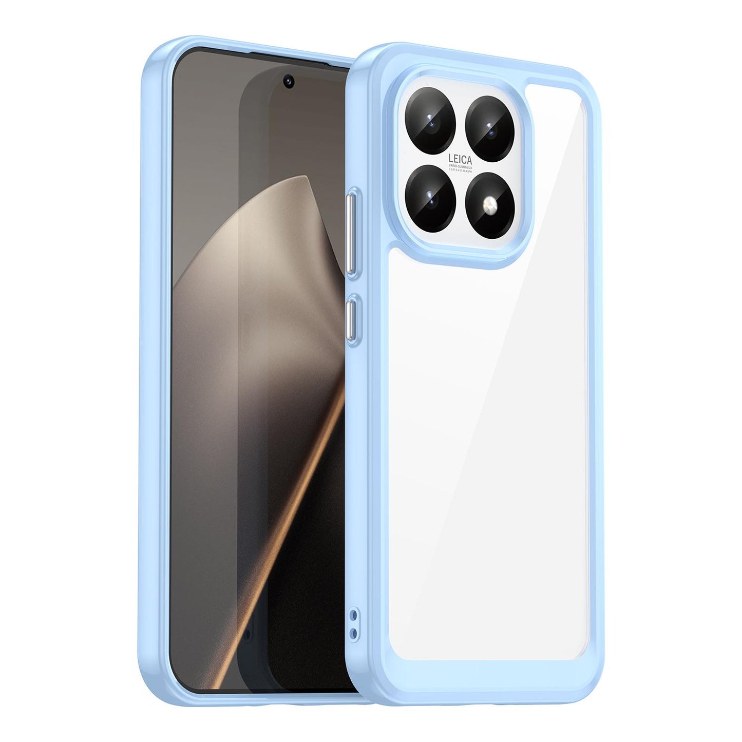 Xiaomi 15T 5G Acrylic Hybrid TPU Protective Phone Case, Colourful Series Shockproof Cover