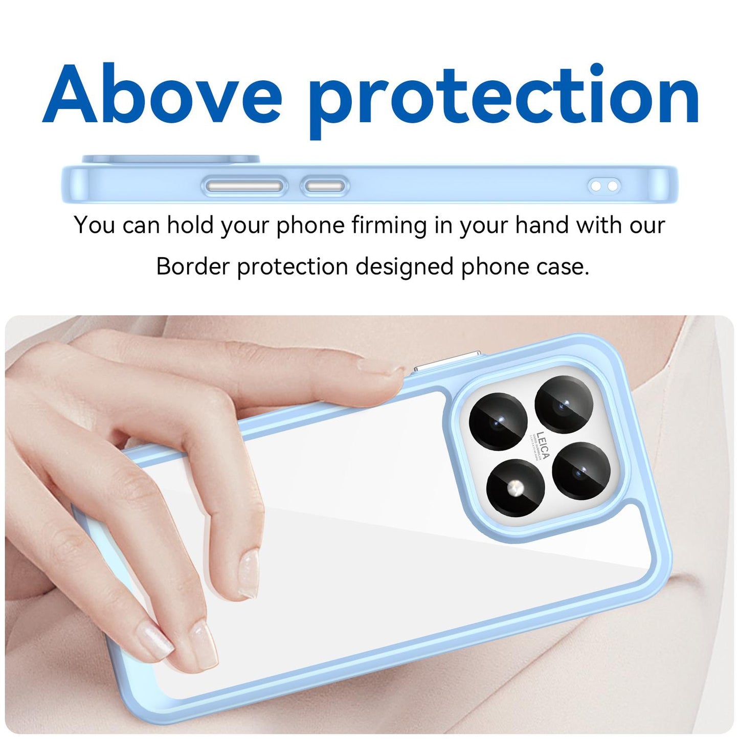 Xiaomi 15T 5G Acrylic Hybrid TPU Protective Phone Case, Colourful Series Shockproof Cover