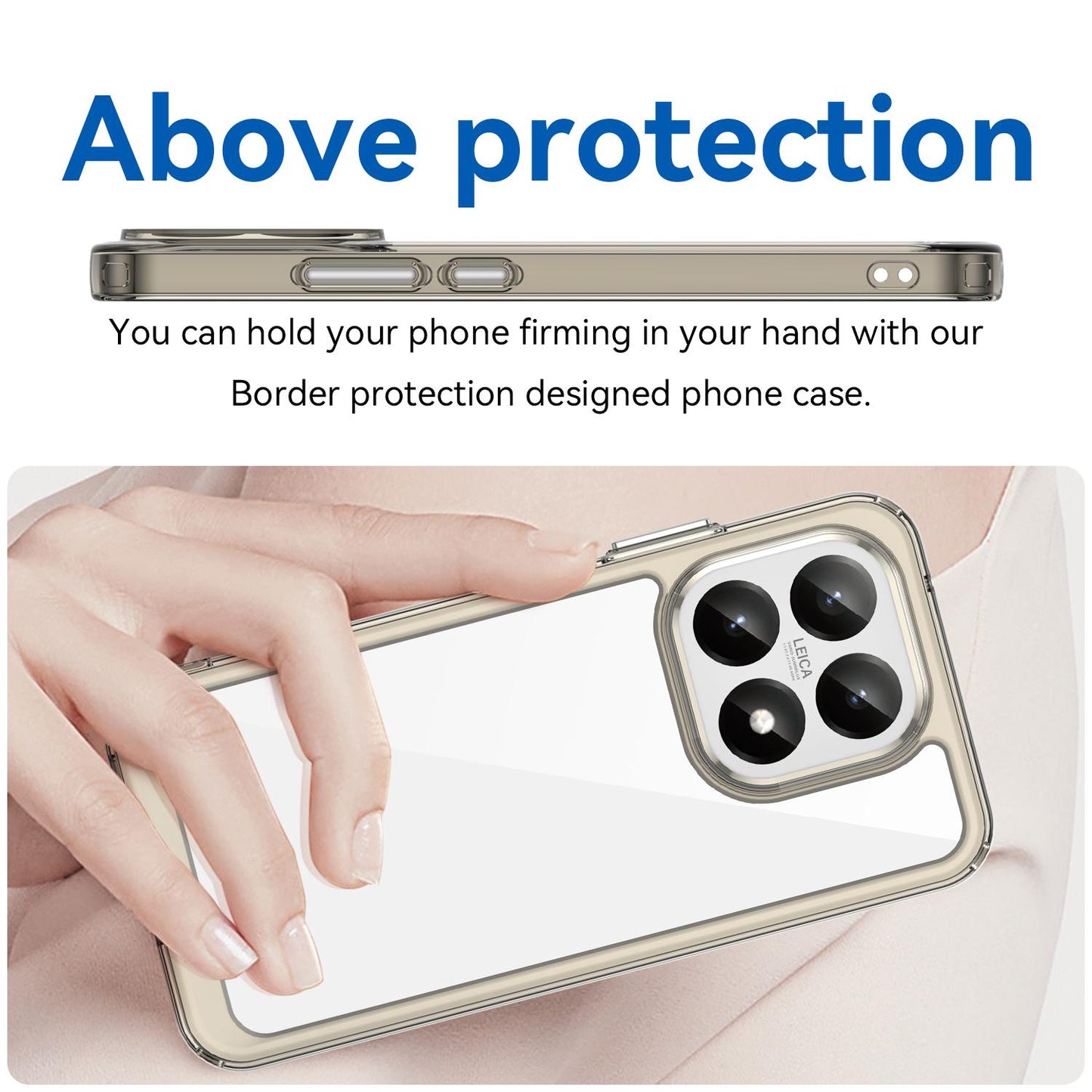 Xiaomi 15T 5G Acrylic Hybrid TPU Protective Phone Case, Colourful Series Shockproof Cover