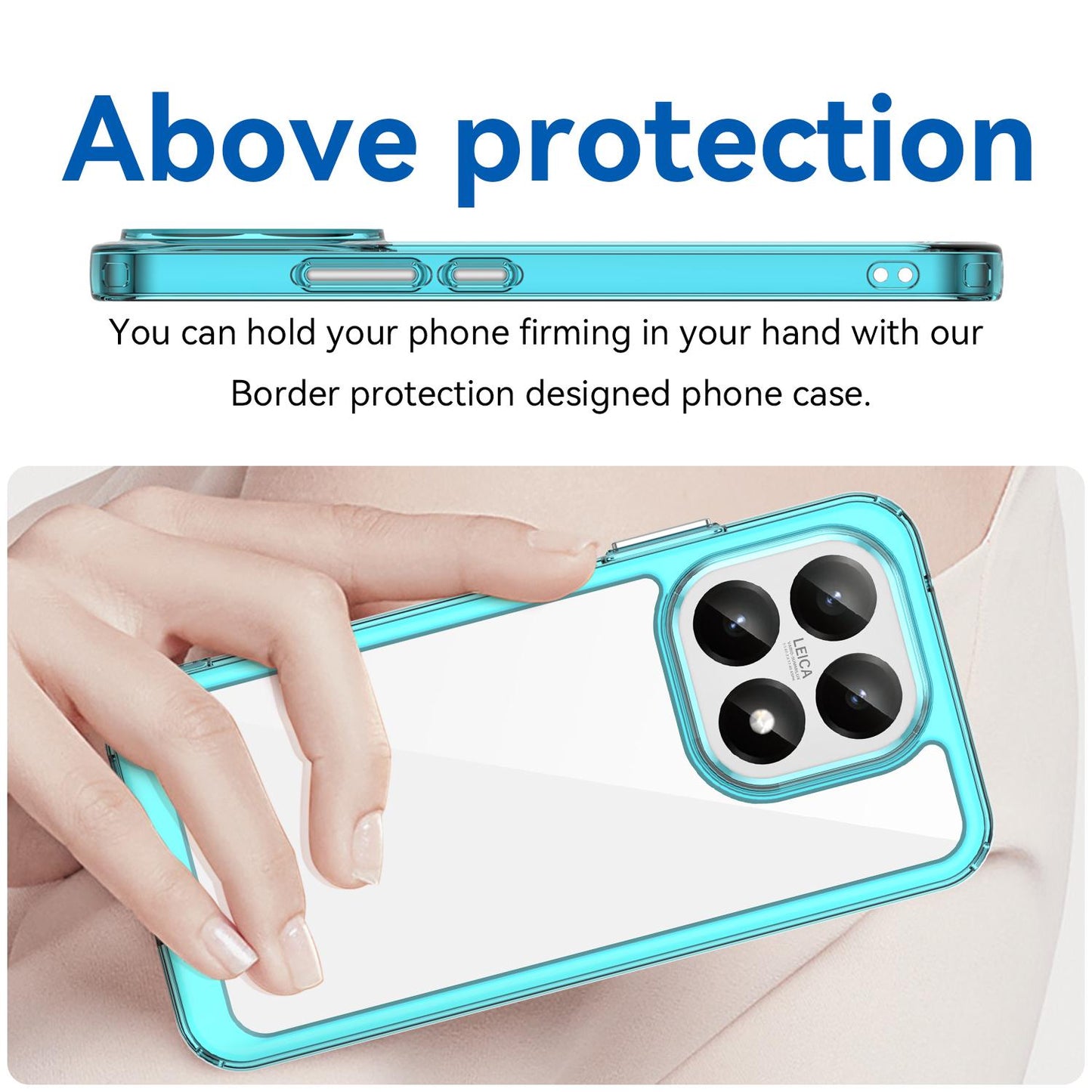 Xiaomi 15T 5G Acrylic Hybrid TPU Protective Phone Case, Colourful Series Shockproof Cover