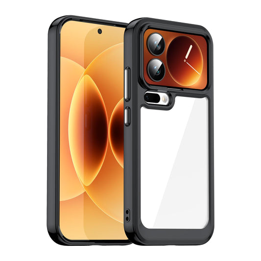 Xiaomi 17 Pro Acrylic Hybrid TPU Protective Phone Case, Colourful Series Shockproof Cover