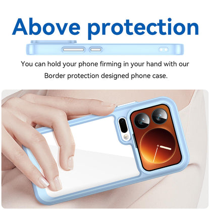 Xiaomi 17 Pro Acrylic Hybrid TPU Protective Phone Case, Colourful Series Shockproof Cover
