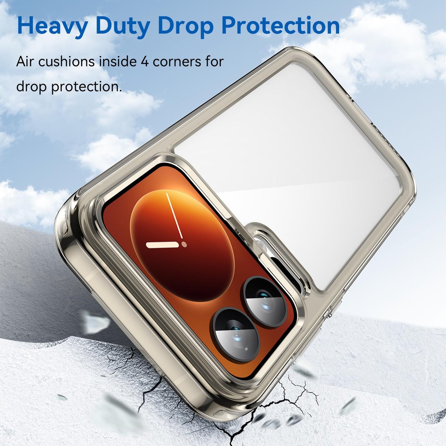 Xiaomi 17 Pro Acrylic Hybrid TPU Protective Phone Case, Colourful Series Shockproof Cover