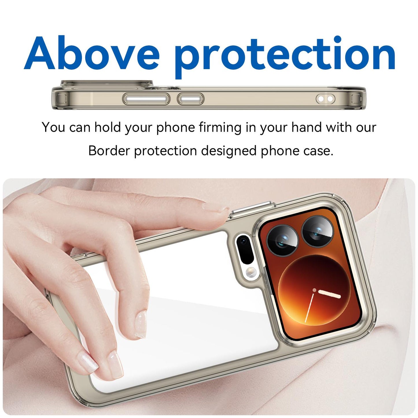 Xiaomi 17 Pro Acrylic Hybrid TPU Protective Phone Case, Colourful Series Shockproof Cover