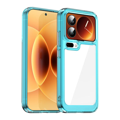 Xiaomi 17 Pro Acrylic Hybrid TPU Protective Phone Case, Colourful Series Shockproof Cover