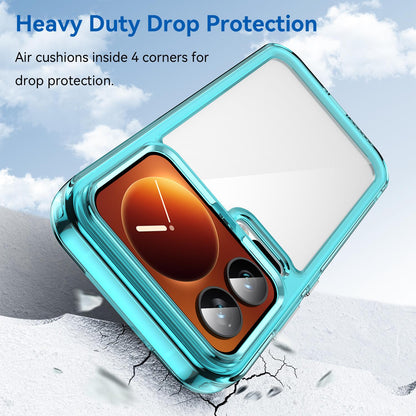 Xiaomi 17 Pro Acrylic Hybrid TPU Protective Phone Case, Colourful Series Shockproof Cover