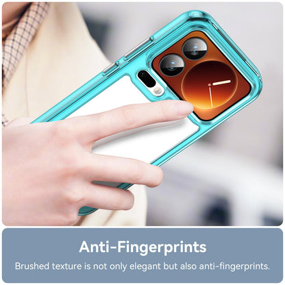 Xiaomi 17 Pro Acrylic Hybrid TPU Protective Phone Case, Colourful Series Shockproof Cover