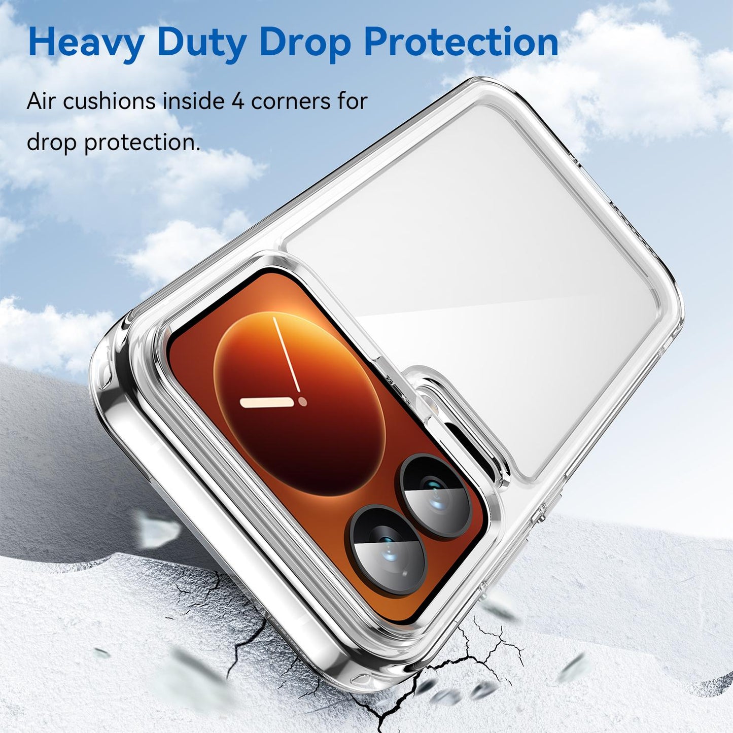Xiaomi 17 Pro Acrylic Hybrid TPU Protective Phone Case, Colourful Series Shockproof Cover