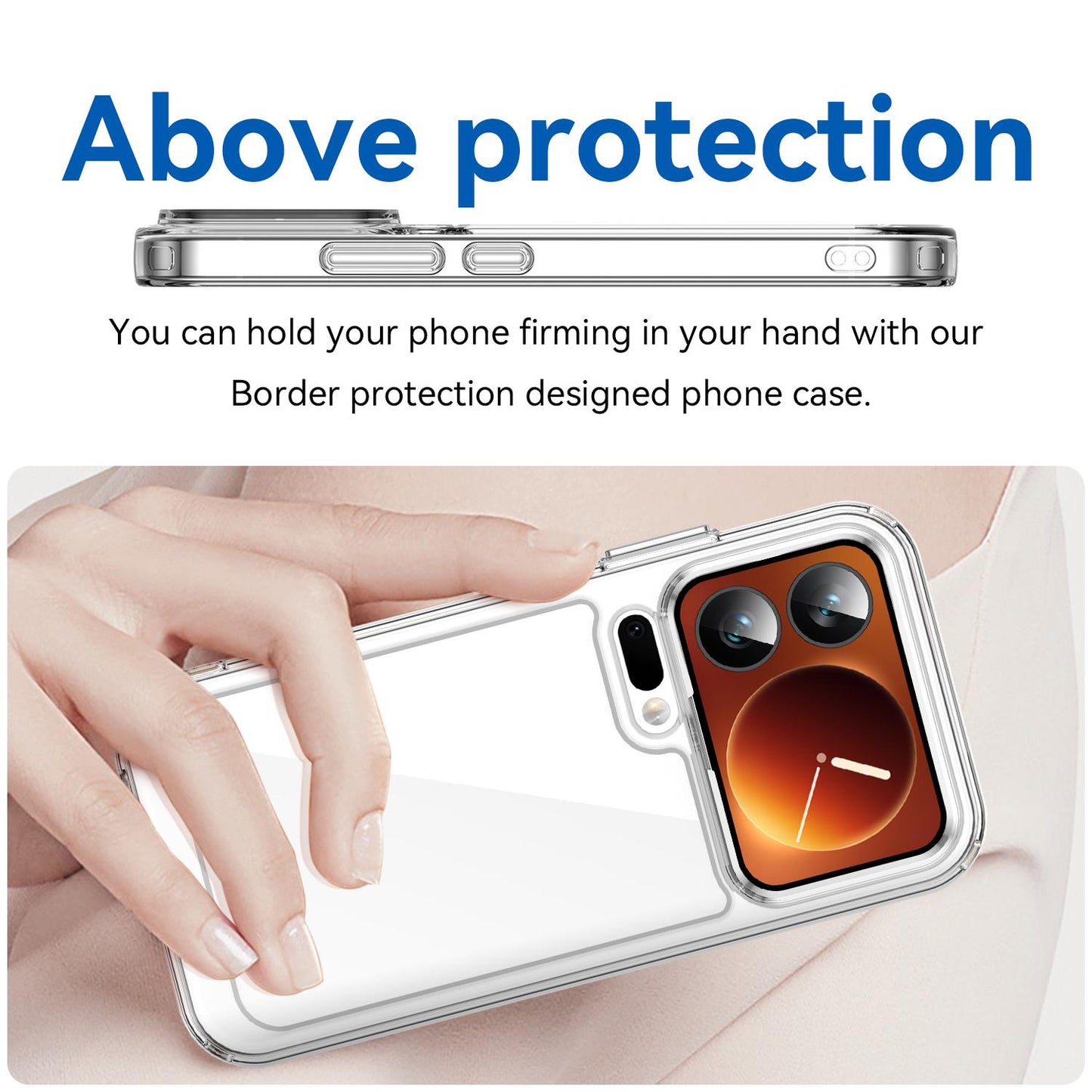 Xiaomi 17 Pro Acrylic Hybrid TPU Protective Phone Case, Colourful Series Shockproof Cover