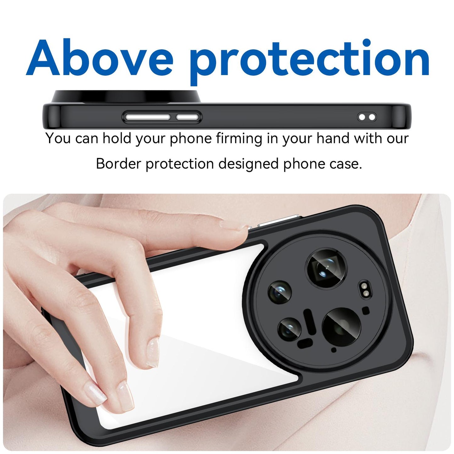 Xiaomi 17 Ultra Acrylic Hybrid TPU Protective Phone Case, Colourful Series Shockproof Cover