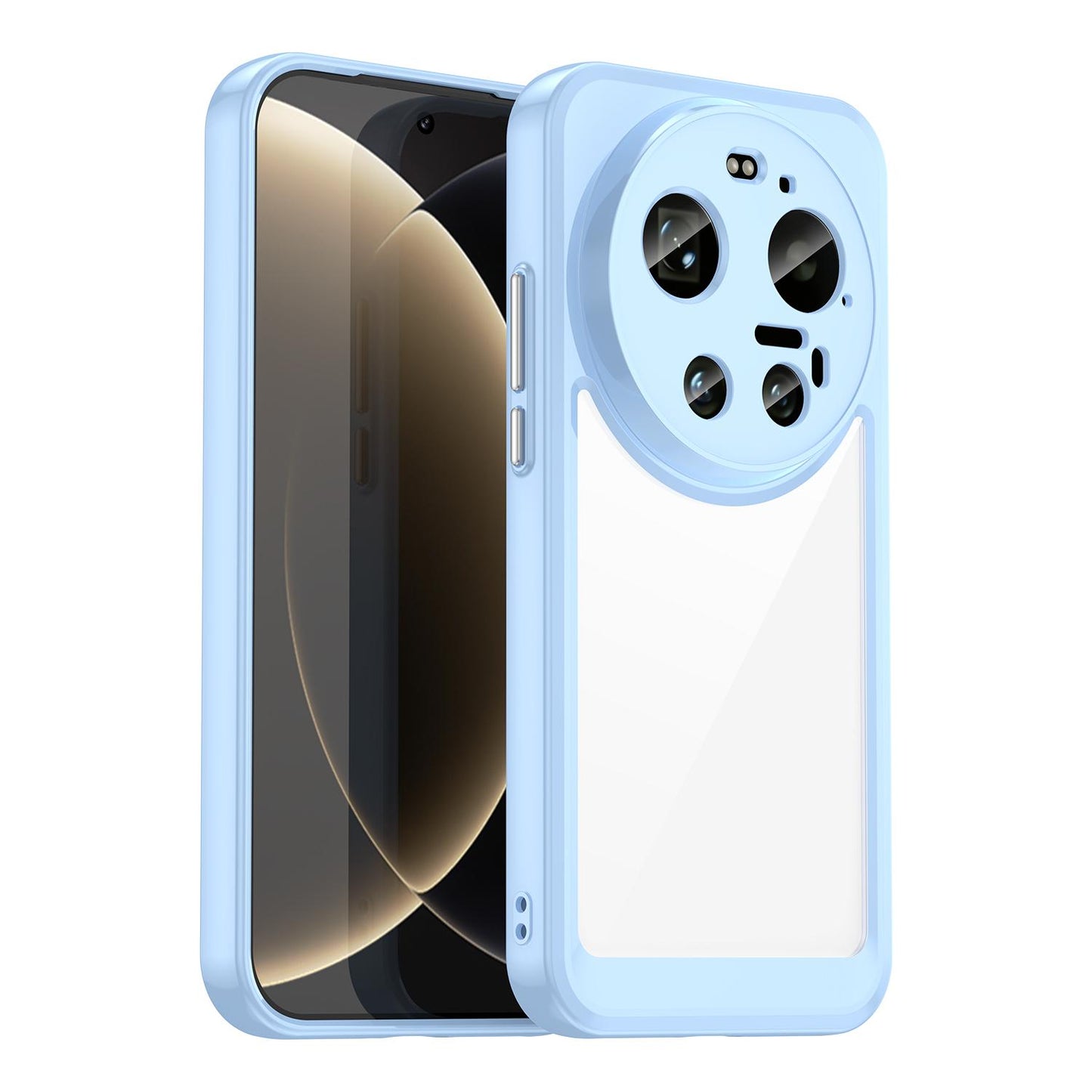 Xiaomi 17 Ultra Acrylic Hybrid TPU Protective Phone Case, Colourful Series Shockproof Cover